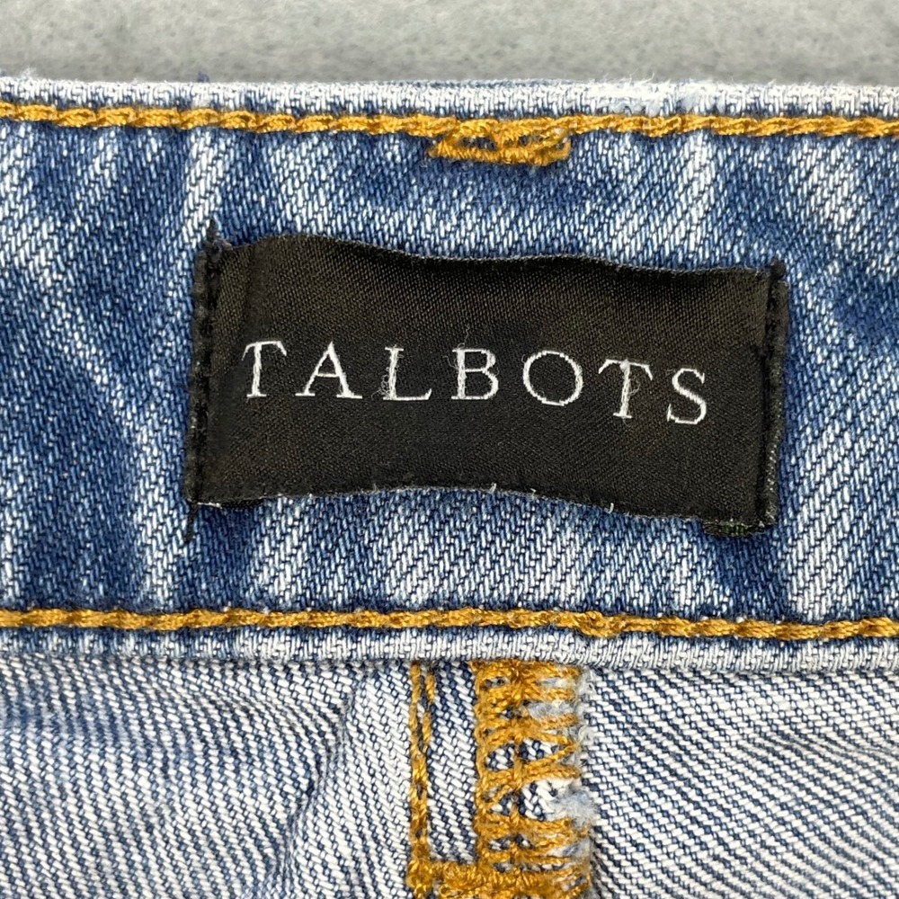 Talbots Blue Everyday Relaxed Jean Bristol Wash Straight Leg Womens 6 - Picture 3 of 9